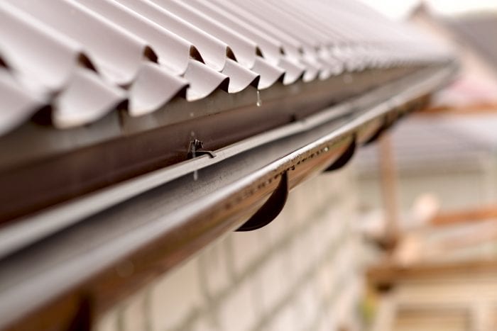 Seamless Rain Gutter Installation